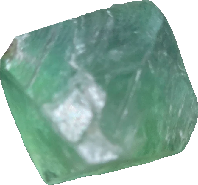 Pingente de fluorita verde, peça única